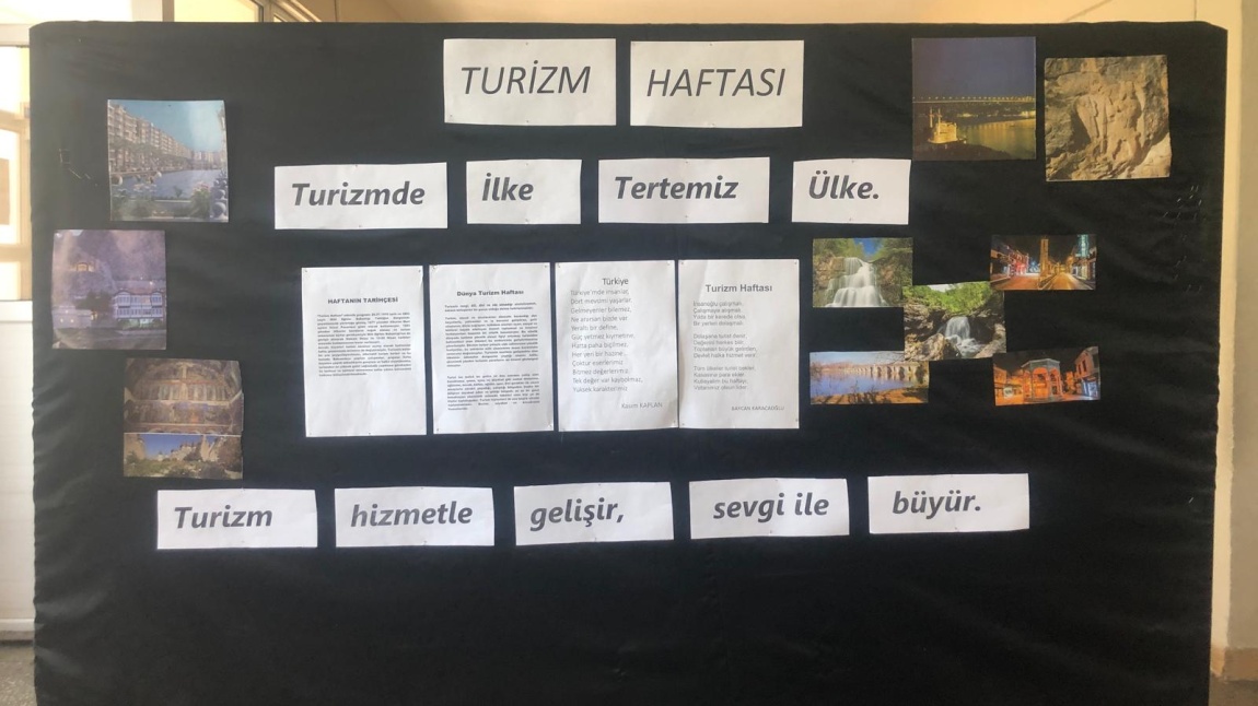 Gezi Kulübümüzden Turizm Haftası Panosu